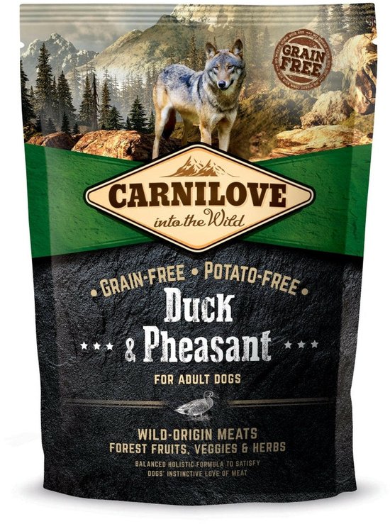 Carnilove Single-protein, bijv. eend of zalm
